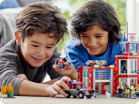 Lego bouwkamp 